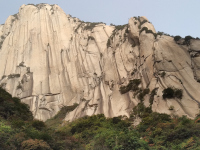 Limestone rocky wall